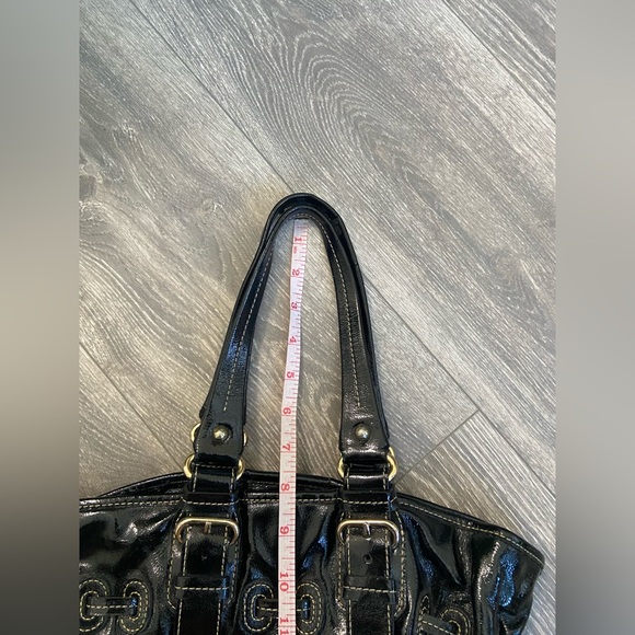 Dooney & Bourke Black Patent Leather Handbag - Picture 11 of 16